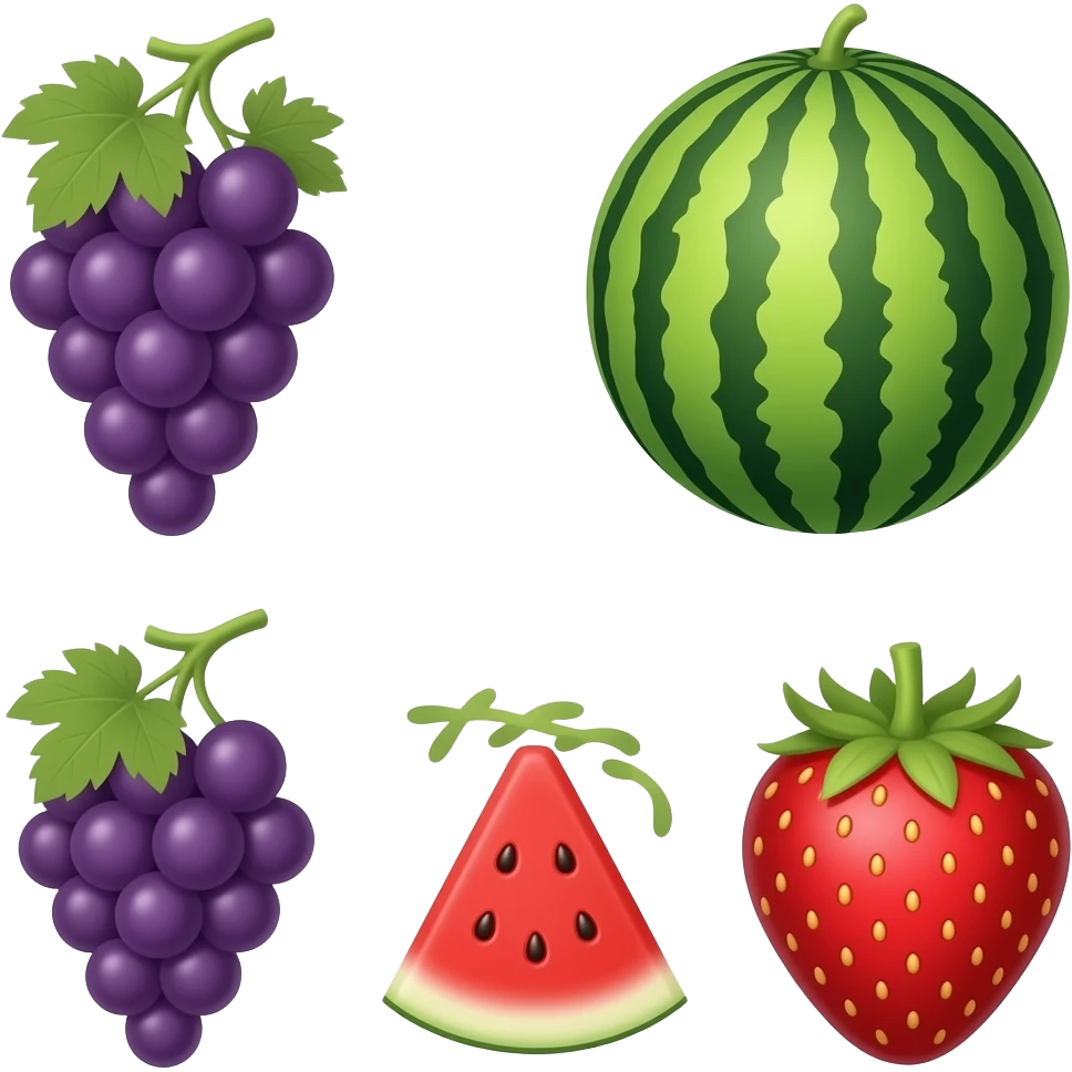 🍇🍓🍉 emoji