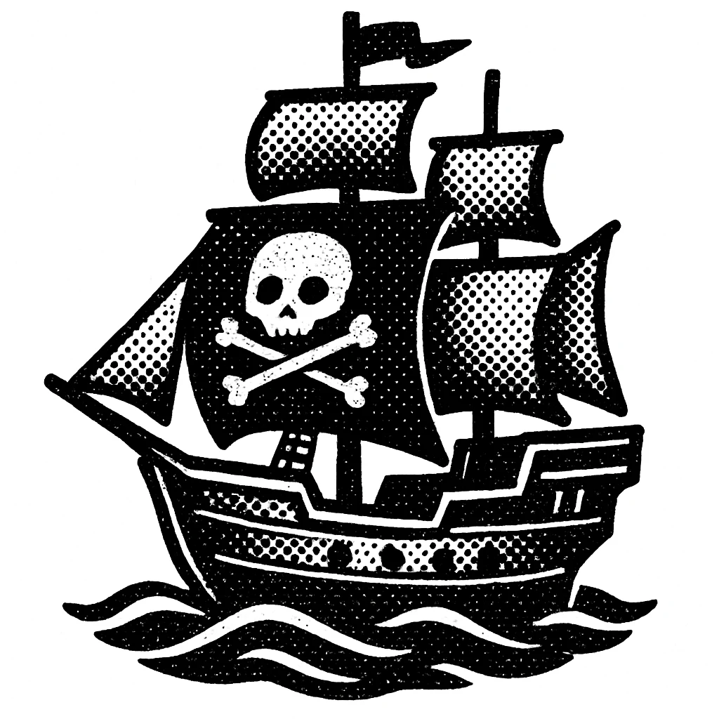 pirate ship emoji