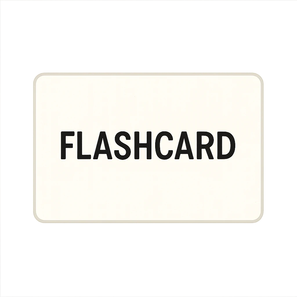 Flashcard emoji