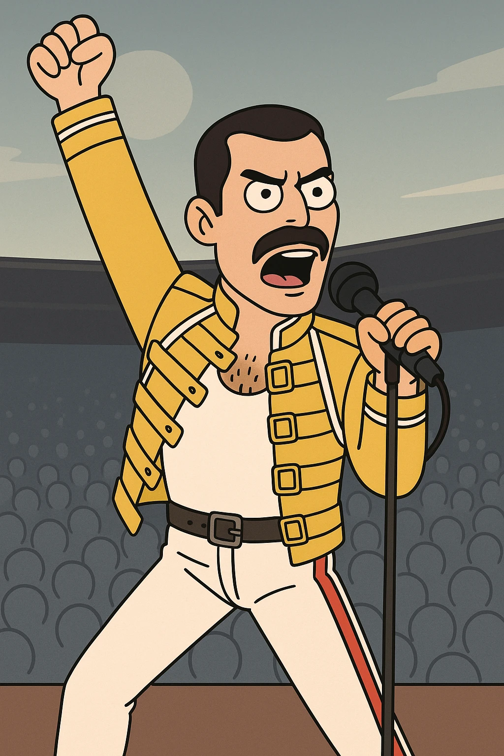 The people Queen at Wembley Freddie Mercury emoji
