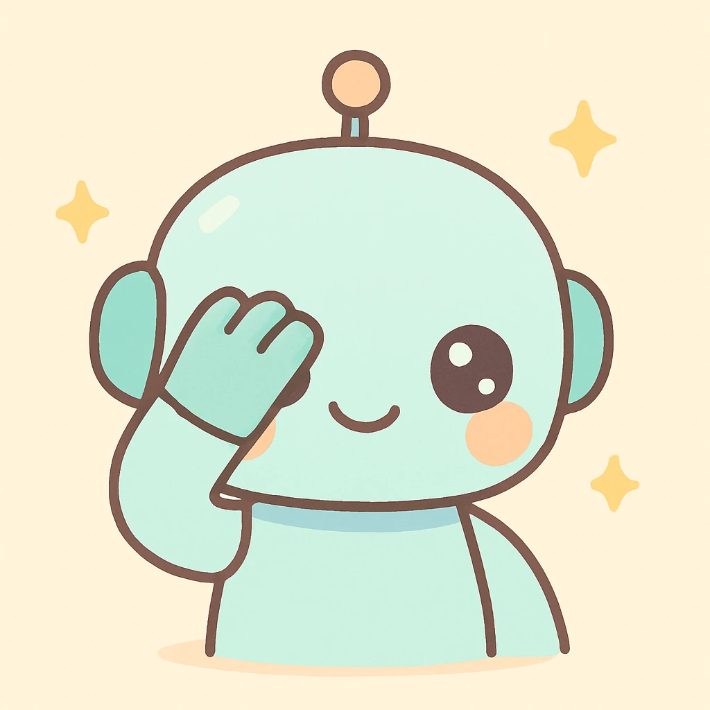 robot facepalm, cute, round features, light colors emoji
