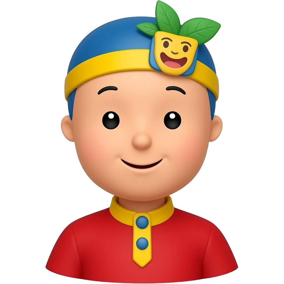 Caillou emoji