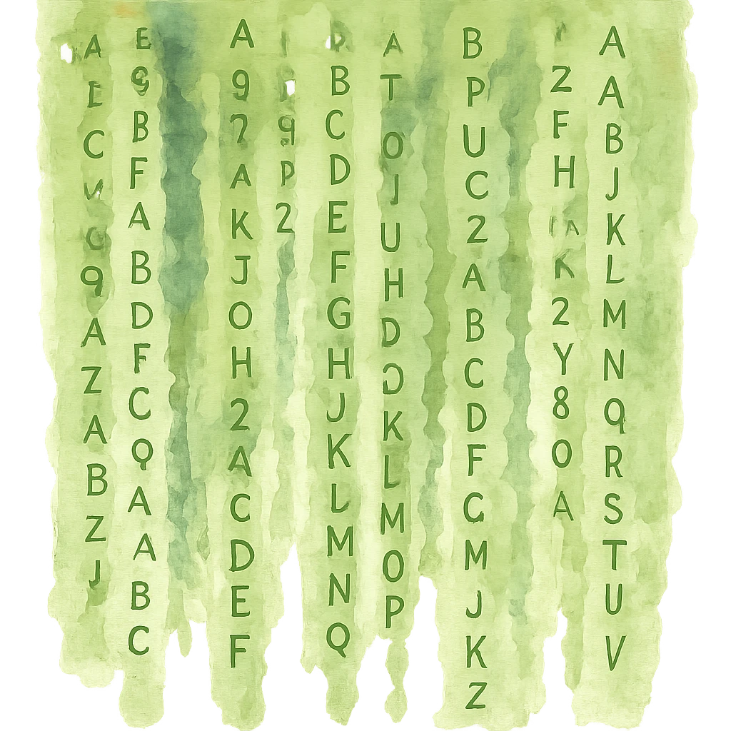 watercolor style matrix emoji
