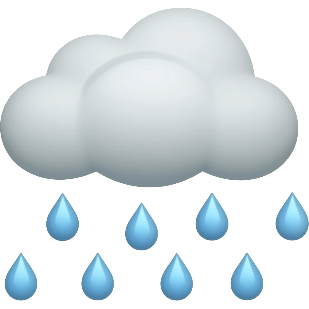 Rain emoji