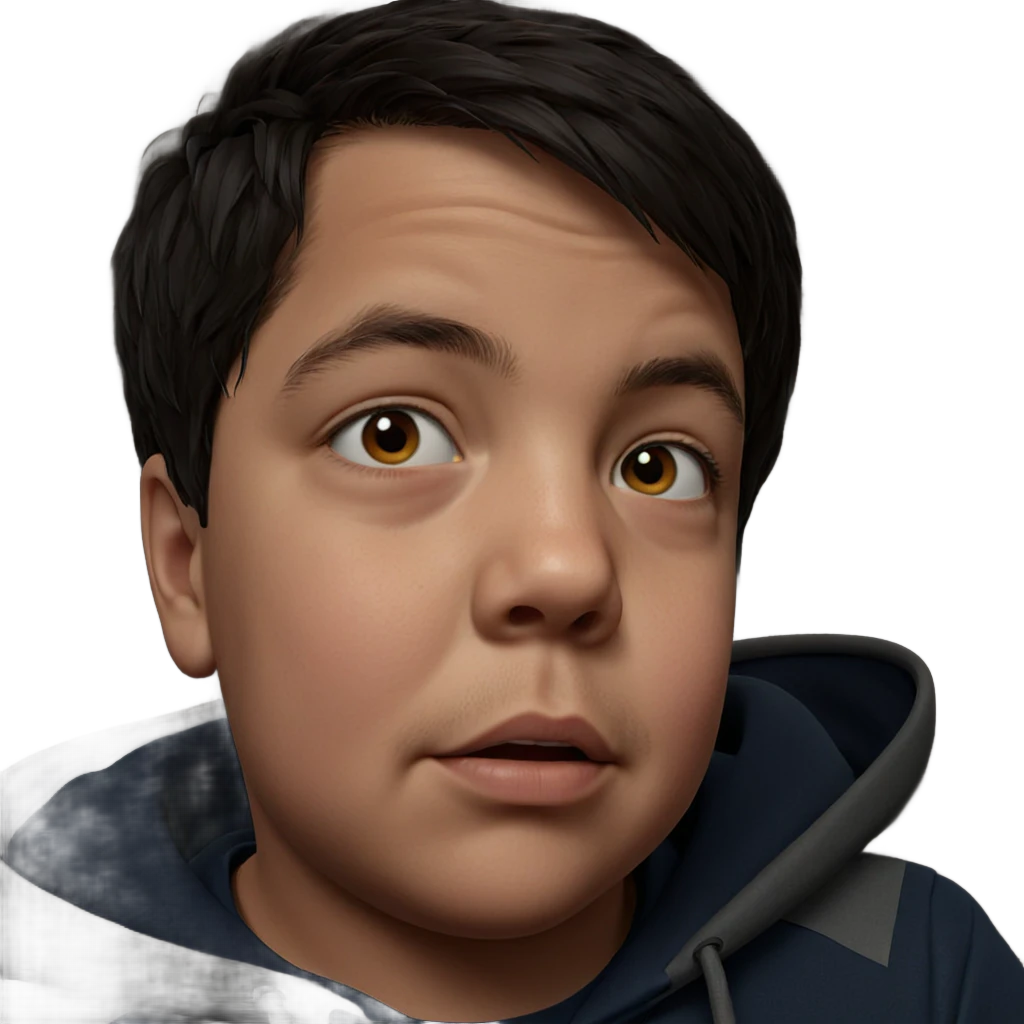 realistic portrait of boy emoji