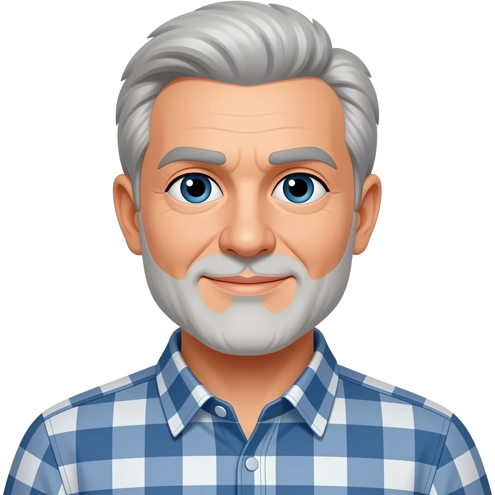 Gray hair man emoji