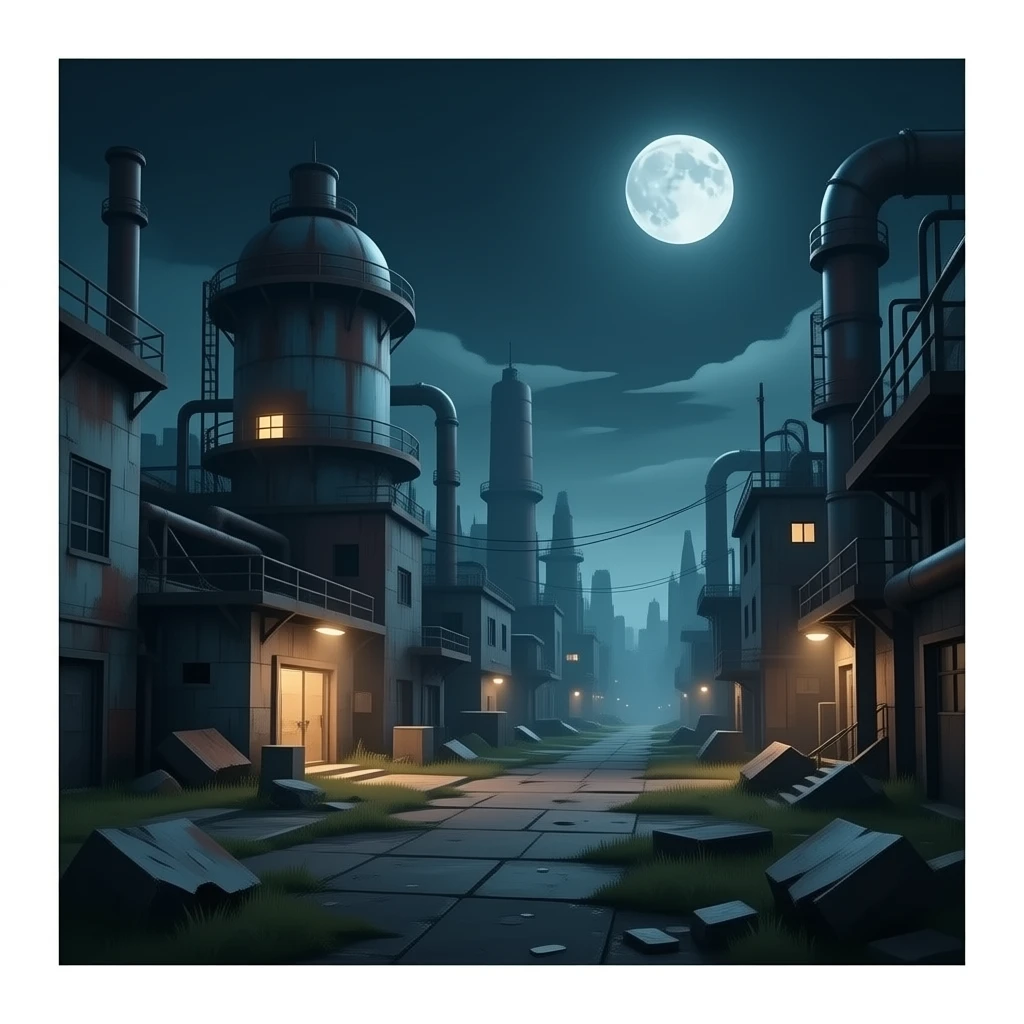 Dystopian Aesthetic Scenery Deco emoji