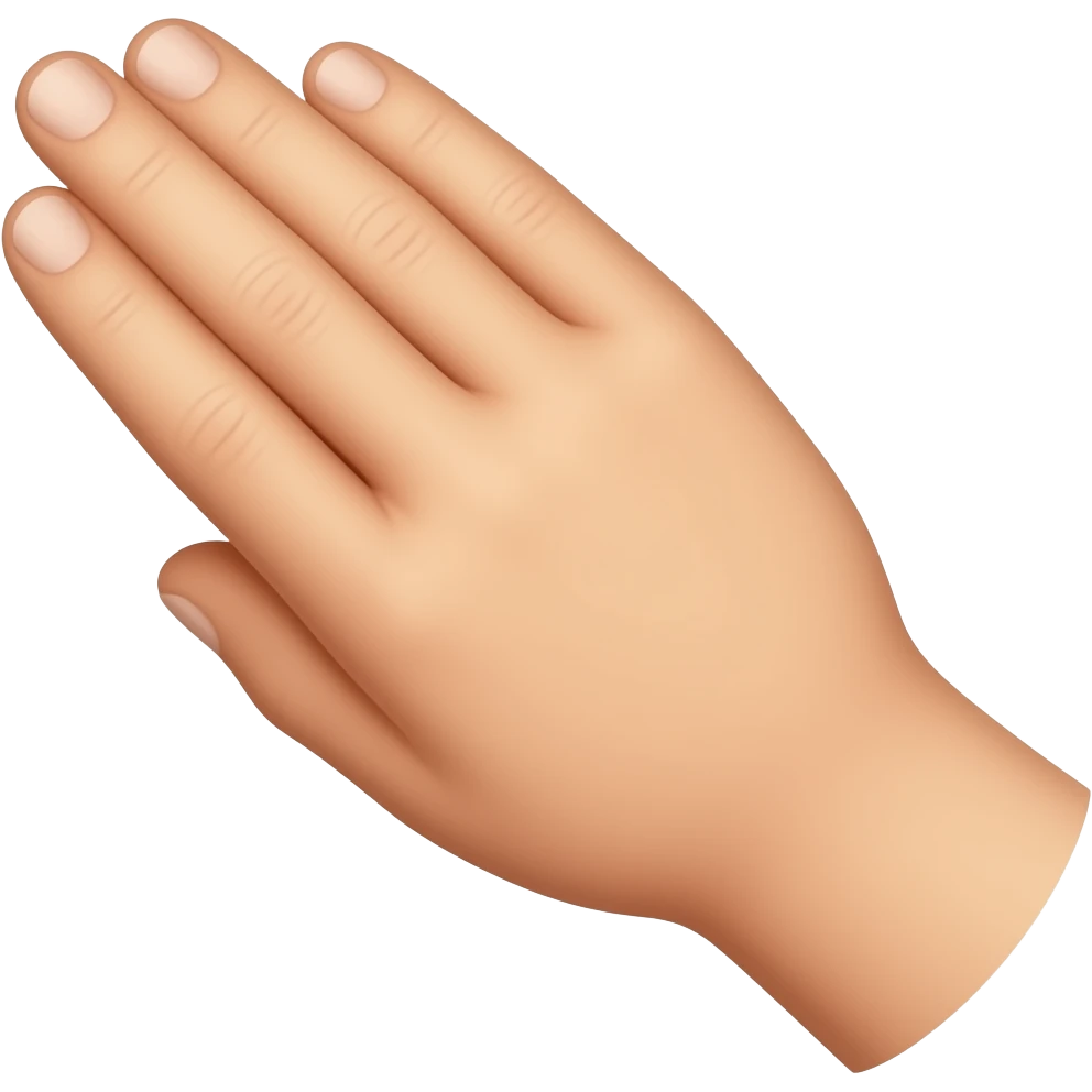 insyaAllah with praying hand emoji