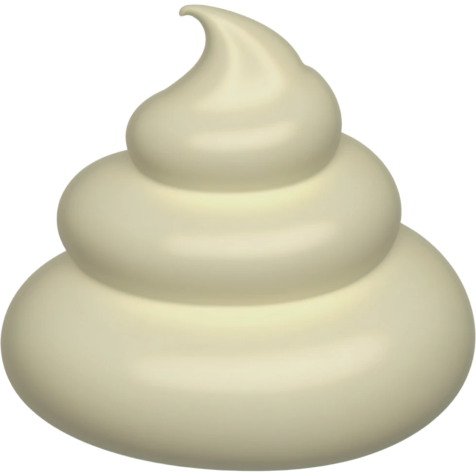 Butt cream emoji