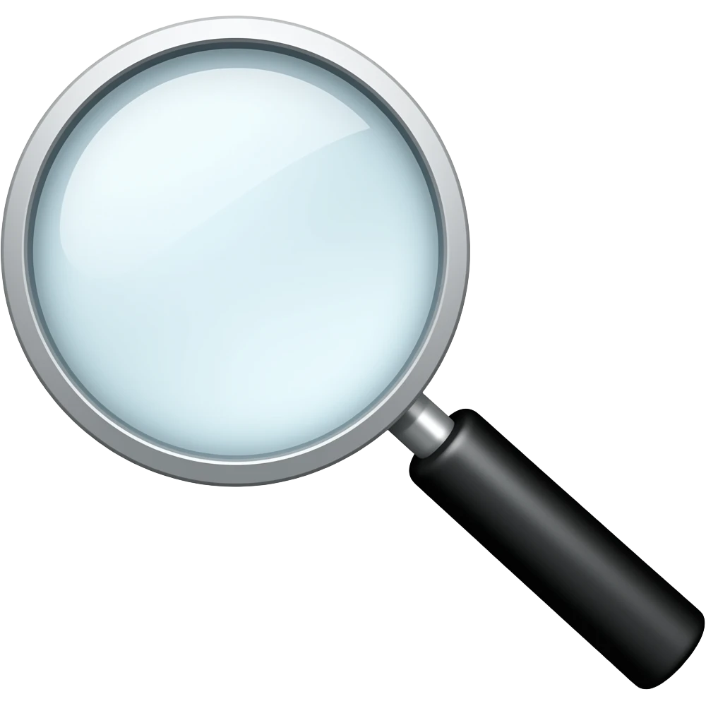 Magnifying glass emoji