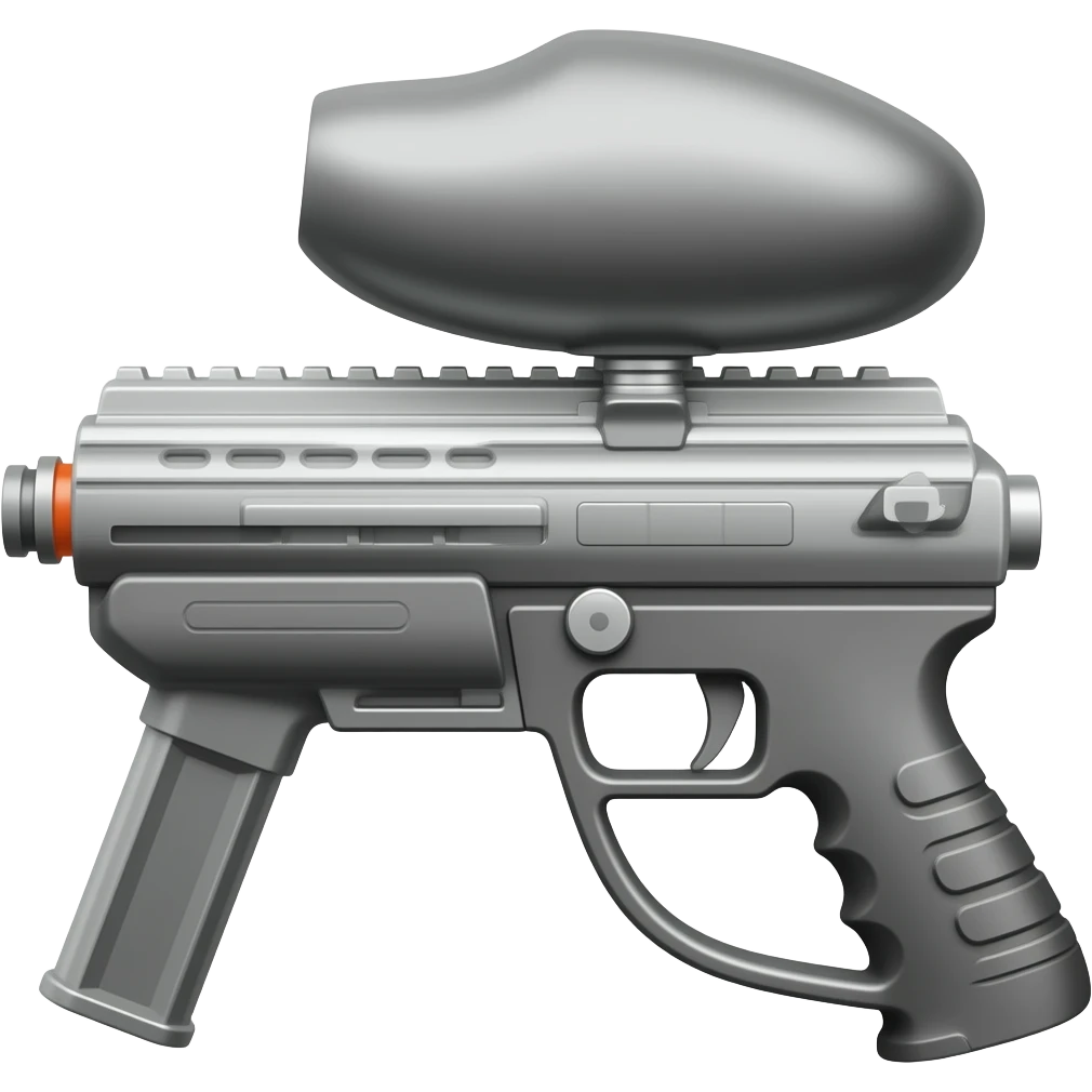 Electronic paintball emoji