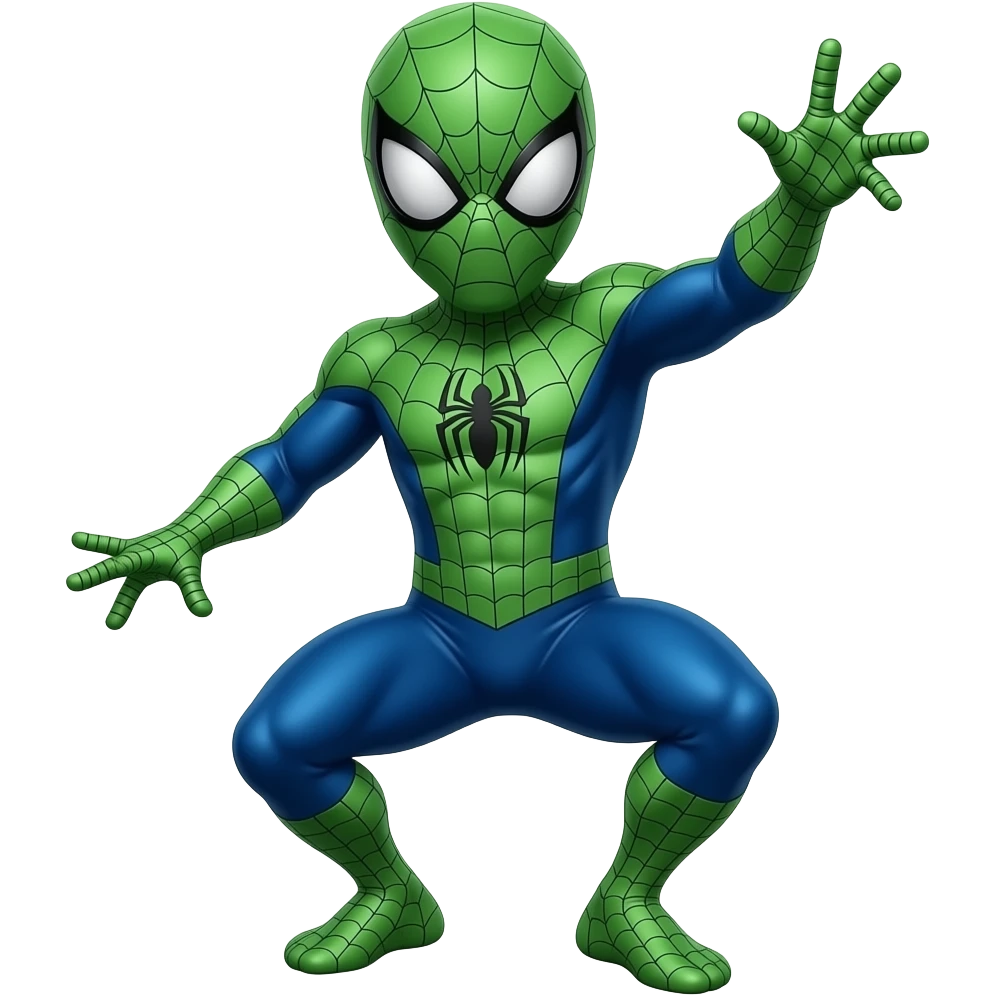 HAZME UN SPIDERMAN VERDE BAILANDO I HERIDO DE CUERPO COMPLETO emoji