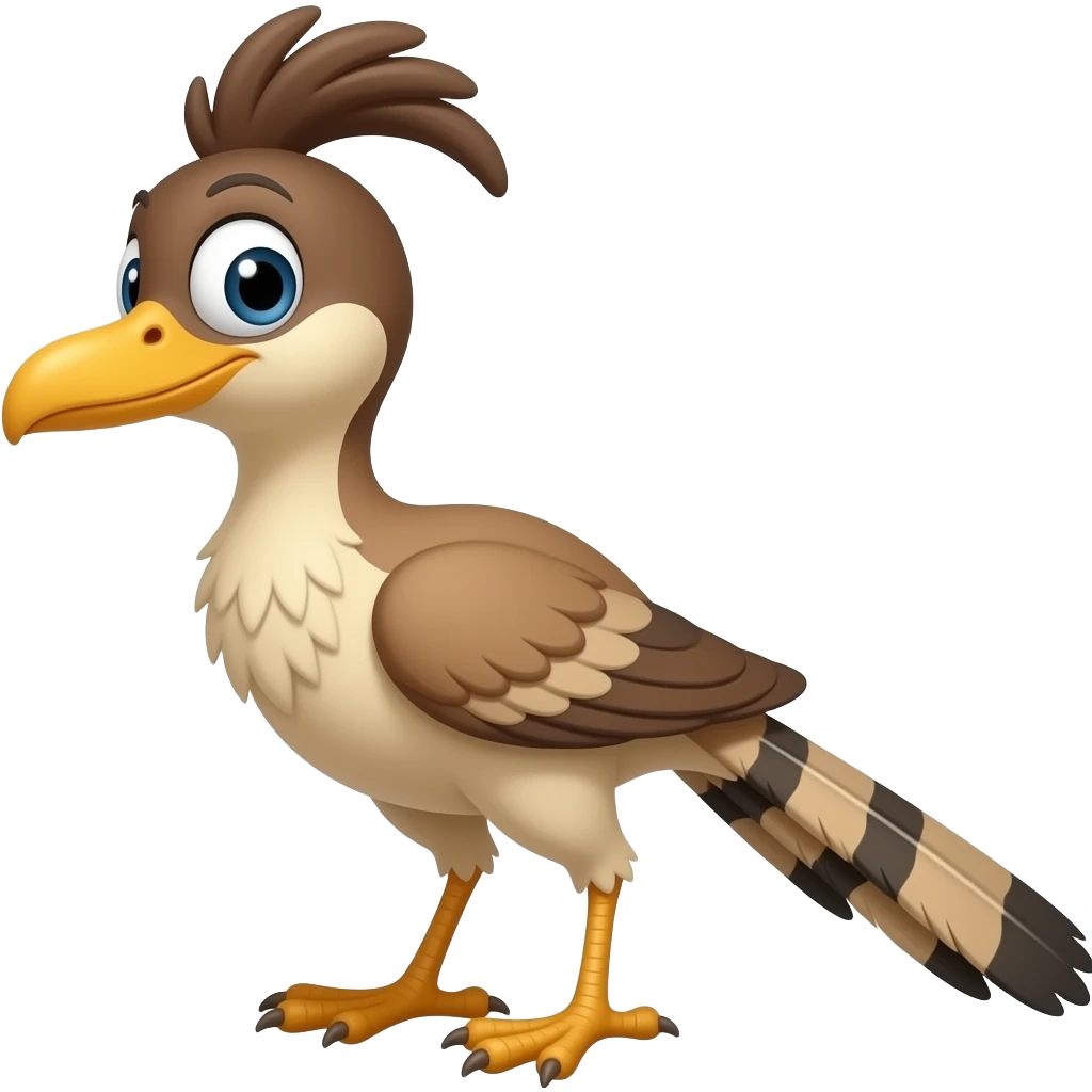 Cartoon road runner emoji