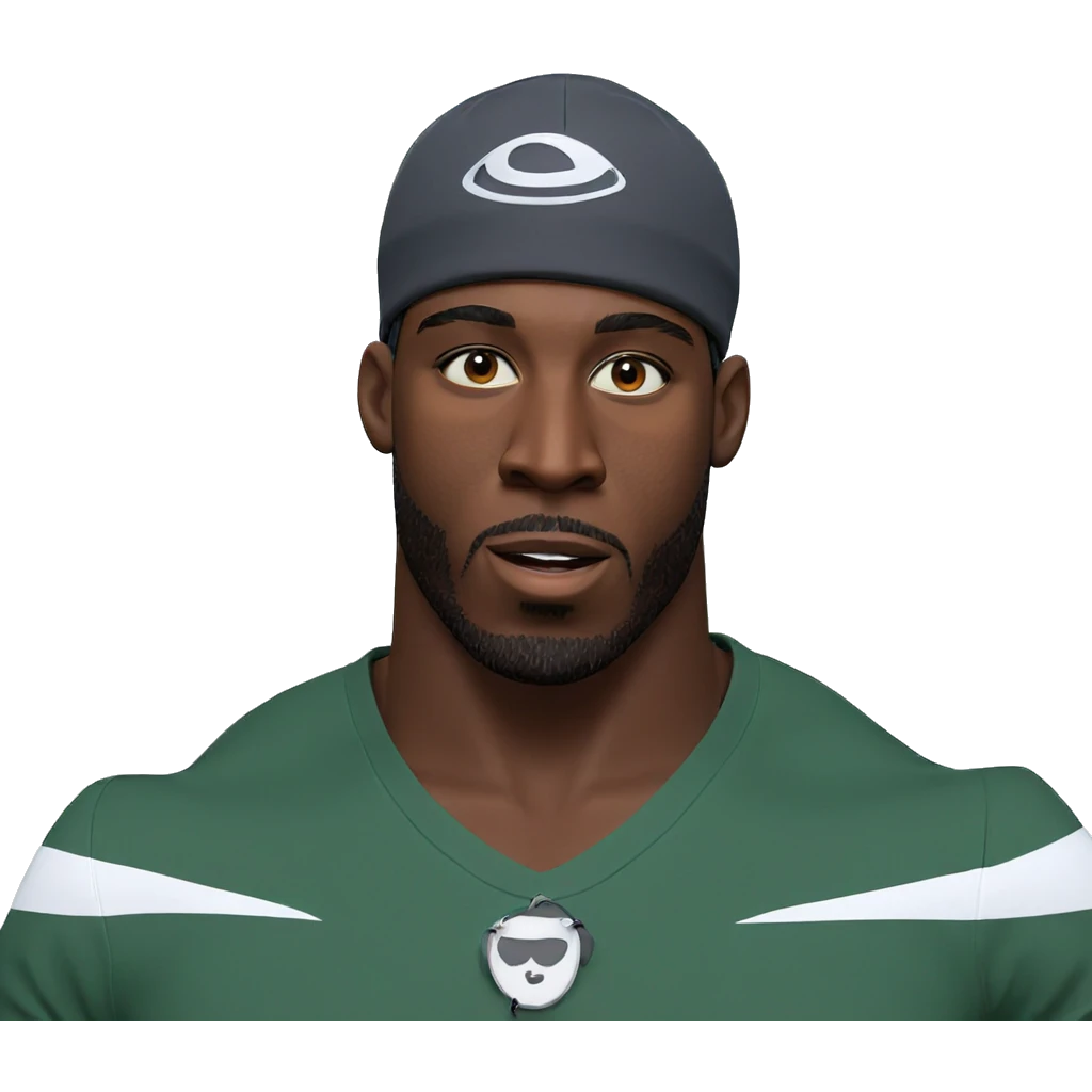 dark-skinned man in hat emoji