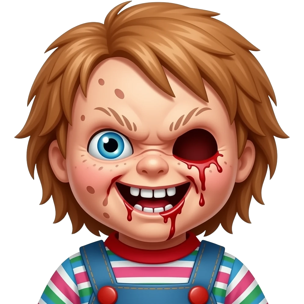 Un emojin de chuky emoji