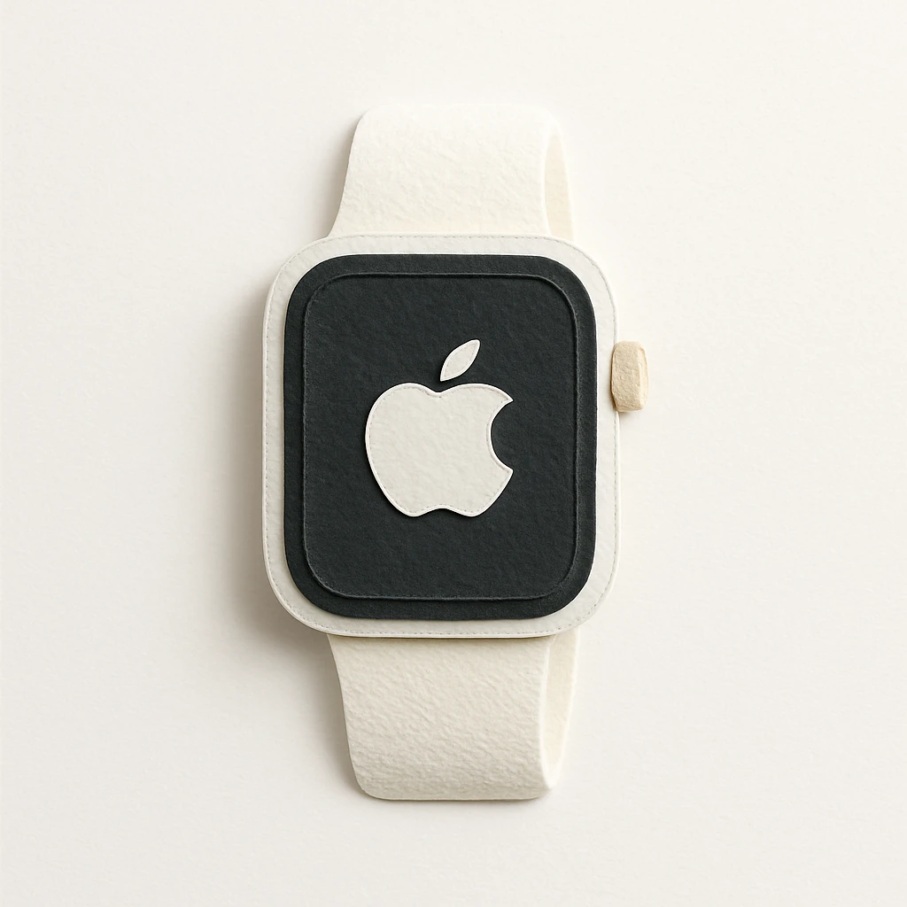 white apple watch emoji