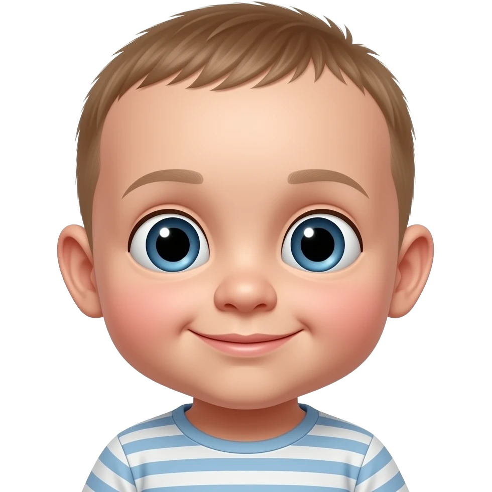 a deformed baby emoji