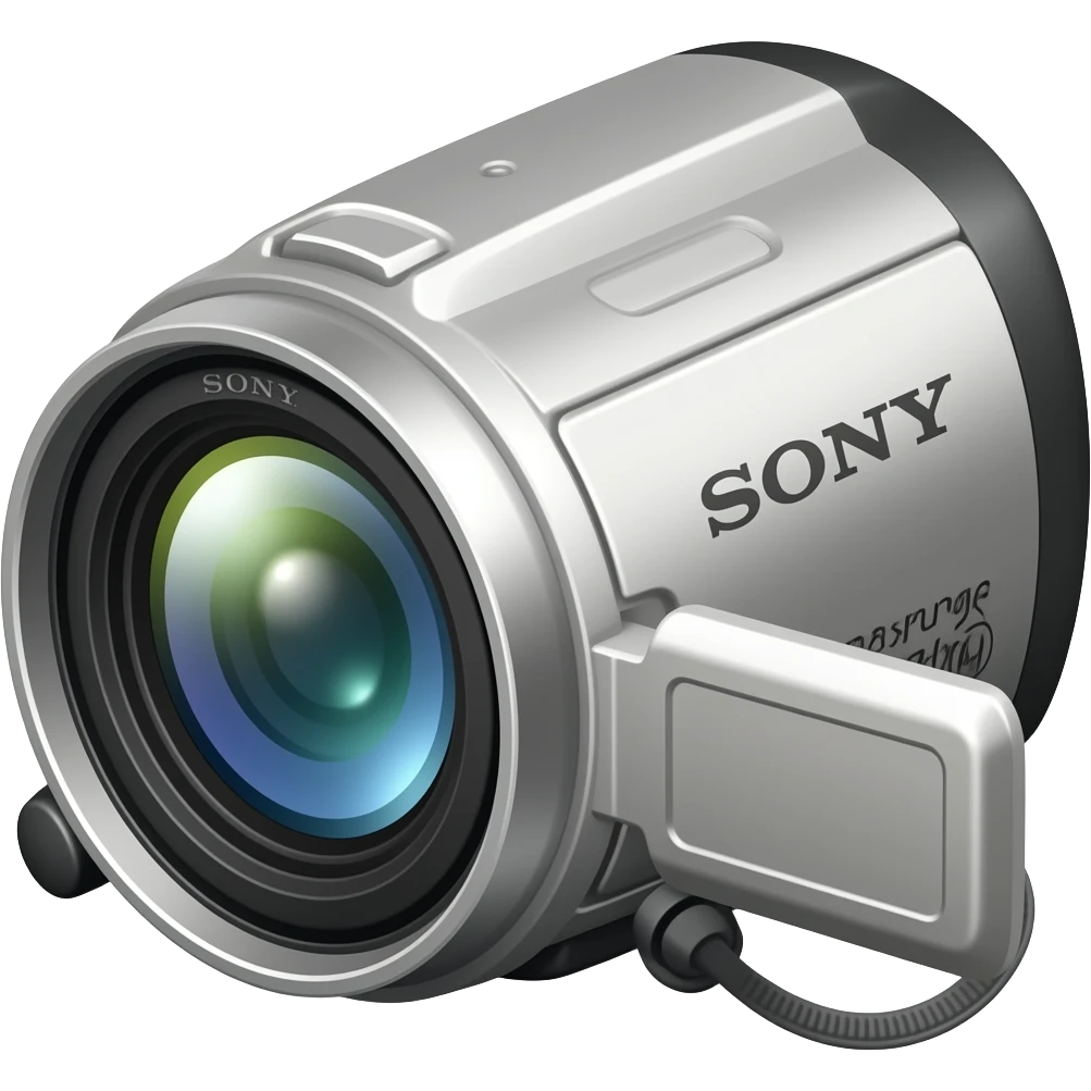 Sony handycam camcorder emoji