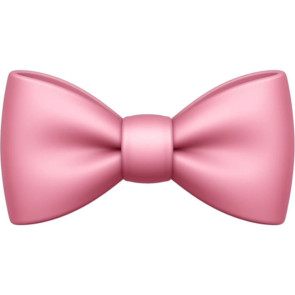 noeud papillon rose emoji