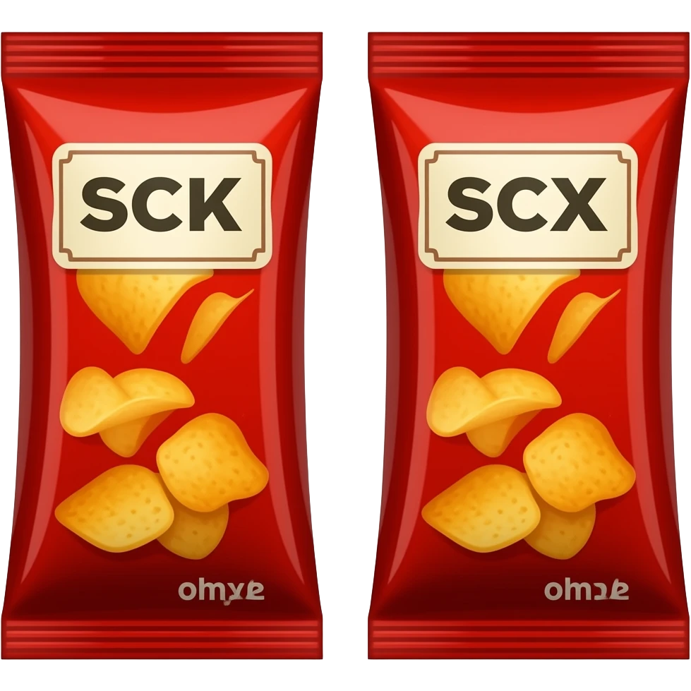 Red Spicy Chips Packs emoji