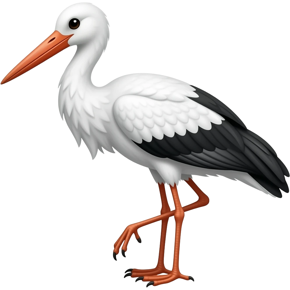 Stork emoji