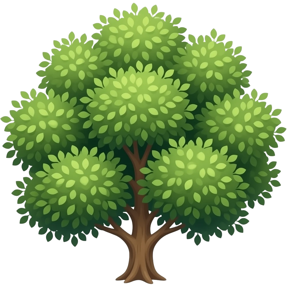 realistic bayleaf tree emoji