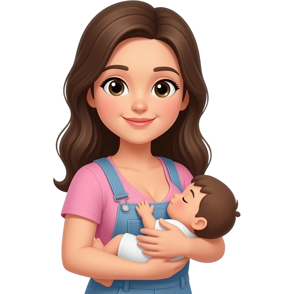 Mujer amamantando emoji