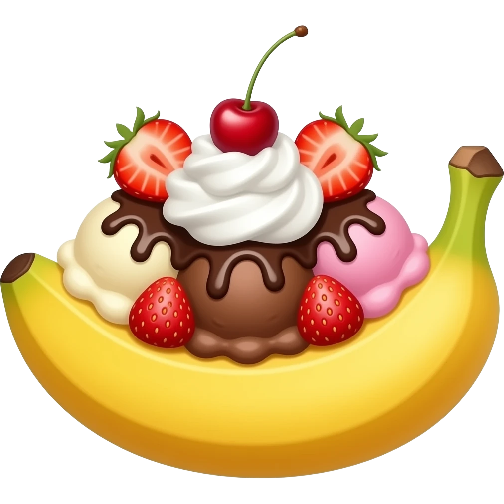 banana split emoji