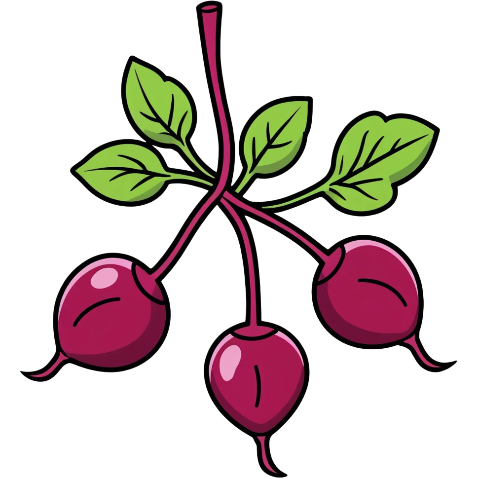 Spinning beets  emoji