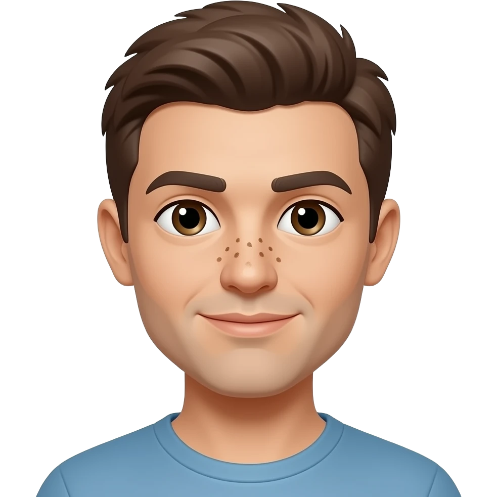 ADD Small Brown spots near the nose emoji