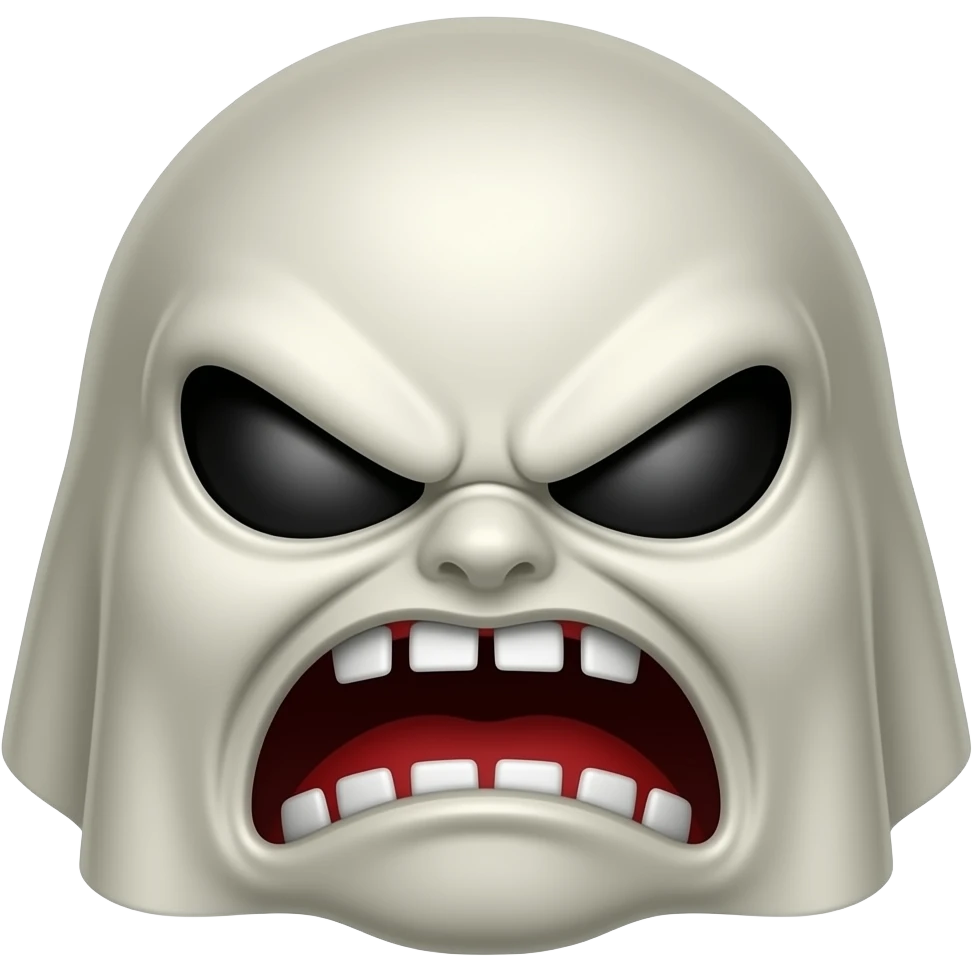 can you make it scary and angry emoji