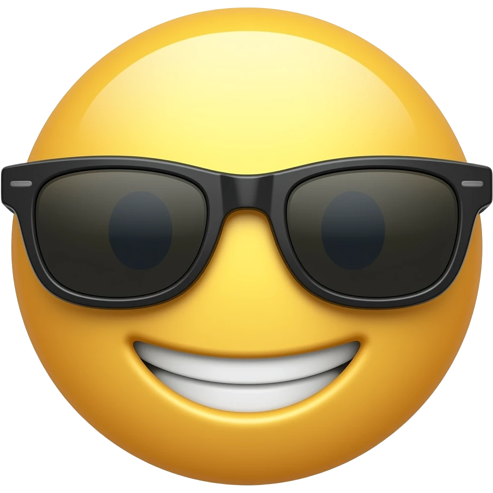The iconic awesome face emoji here is the photo https://encrypted-tbn0.gstatic.com/images?q=tbn:ANd9GcSCRMxlaOodMgtJ39ZV7kfG8L-1RQj_E4MJpY9P_o4uig&s emoji