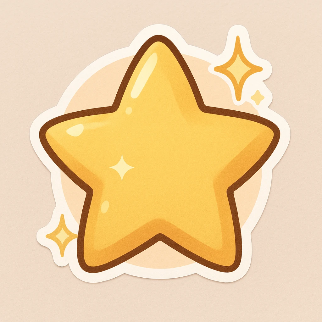 sparkly object emoji