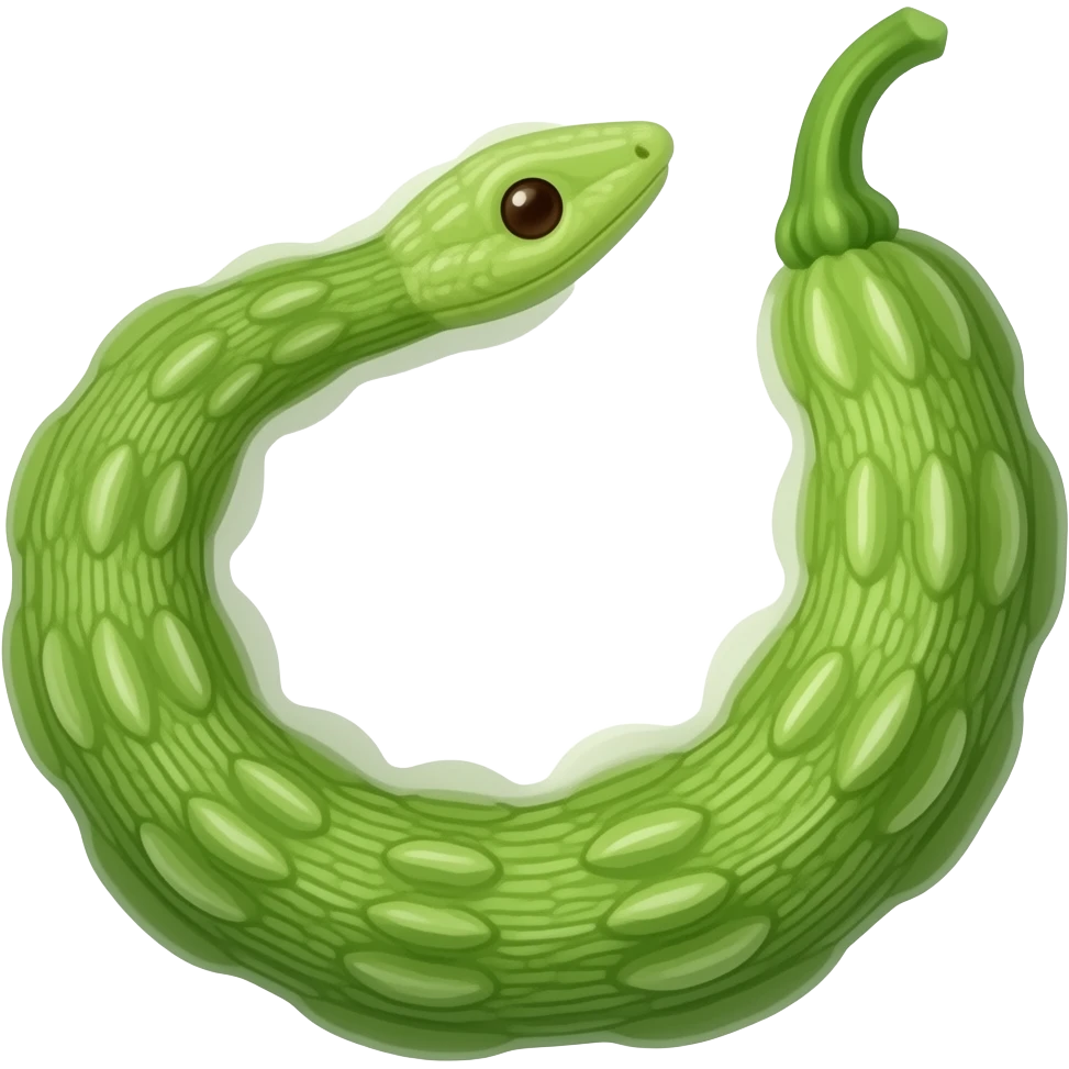 Snake gourd thin emoji
