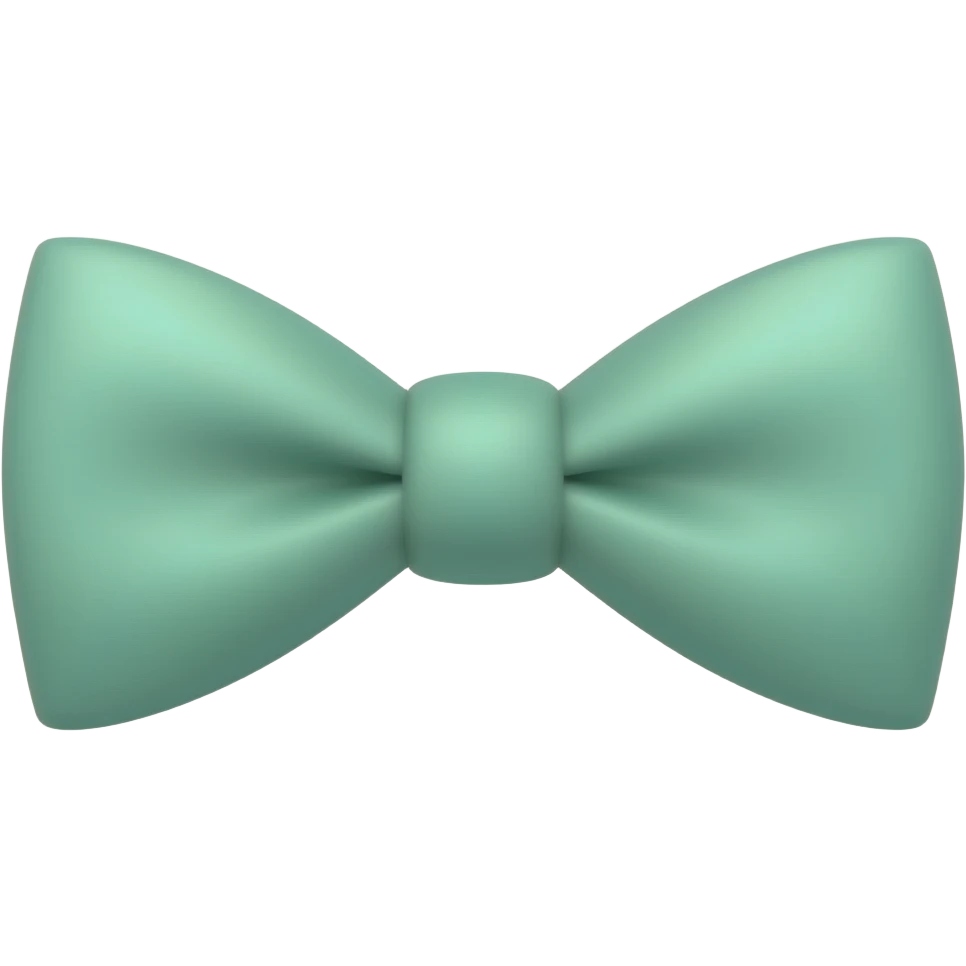 mint bowtie emoji