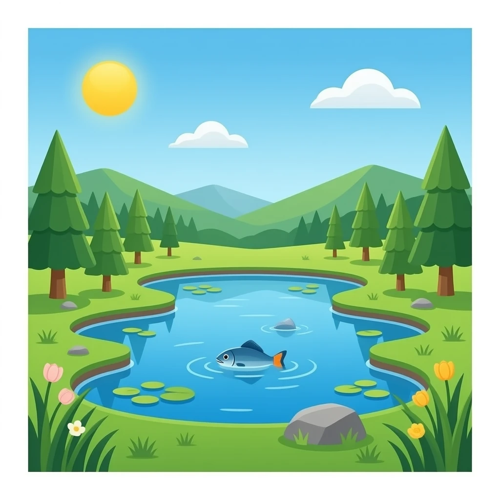 fishing pond emoji