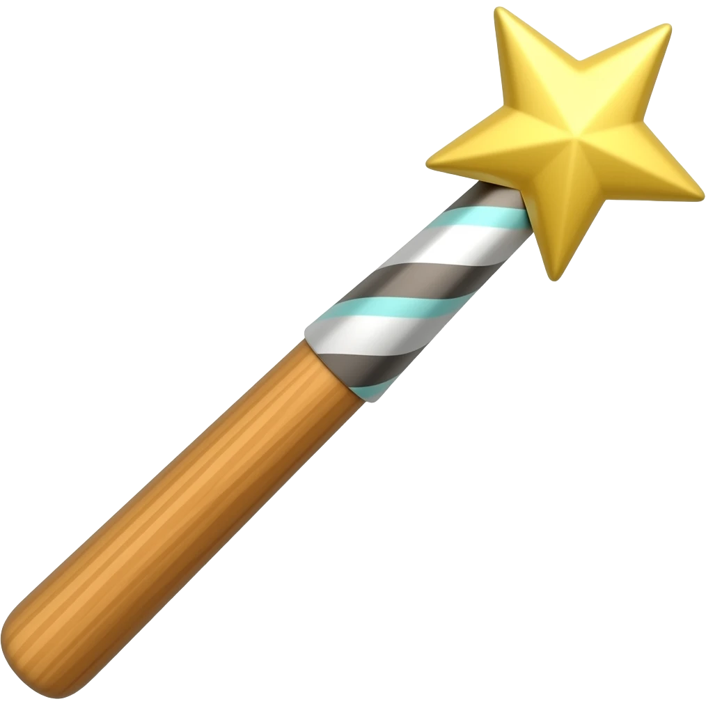 A wand emoji