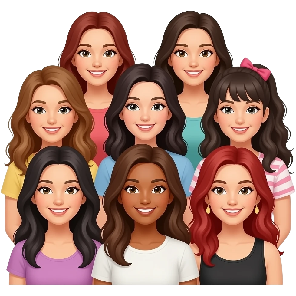 I need girl friends emoji