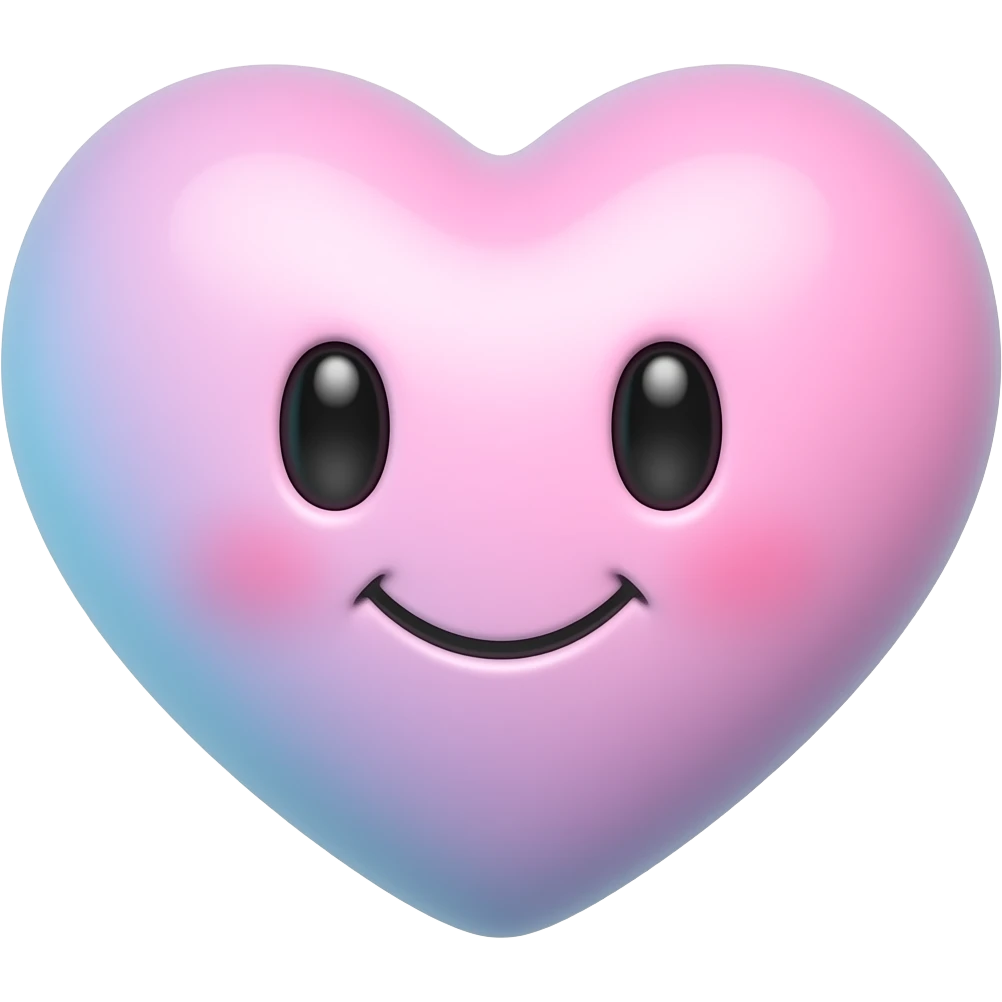 Big pastels Cute heart emoji