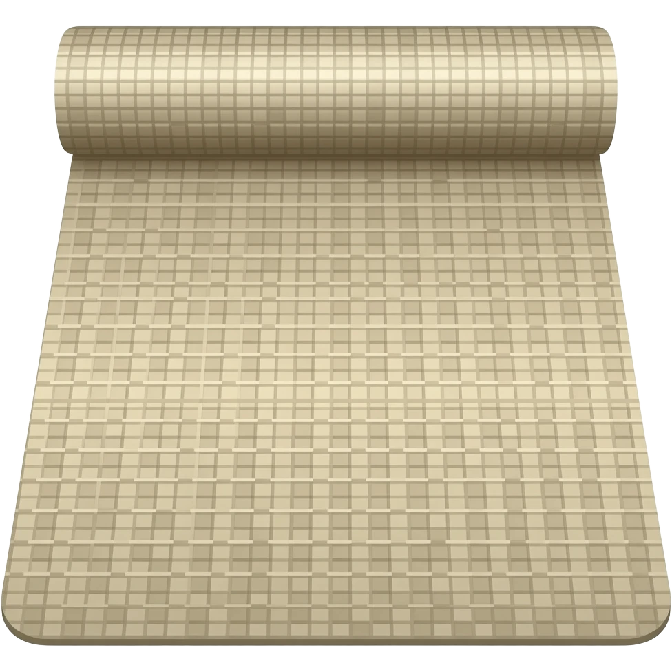 yogEsterilla de yoga beige salvia emoji