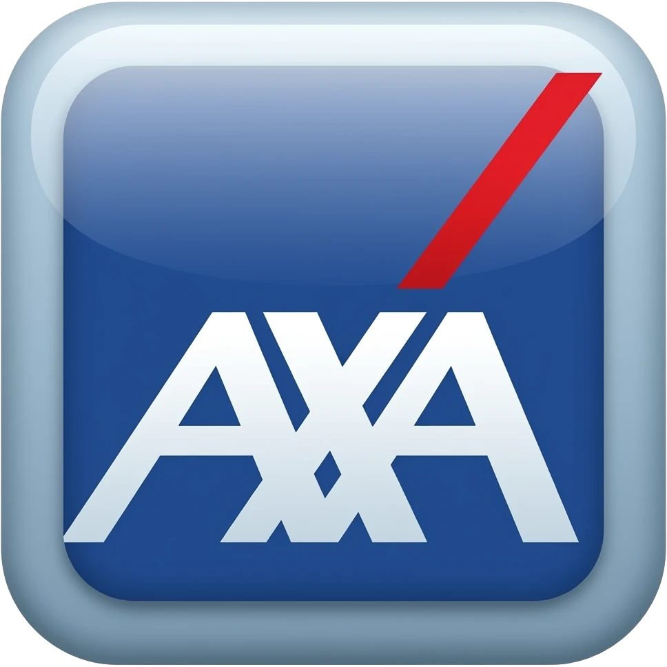 An ai emoji, with a little bit of axa insurance logo emoji