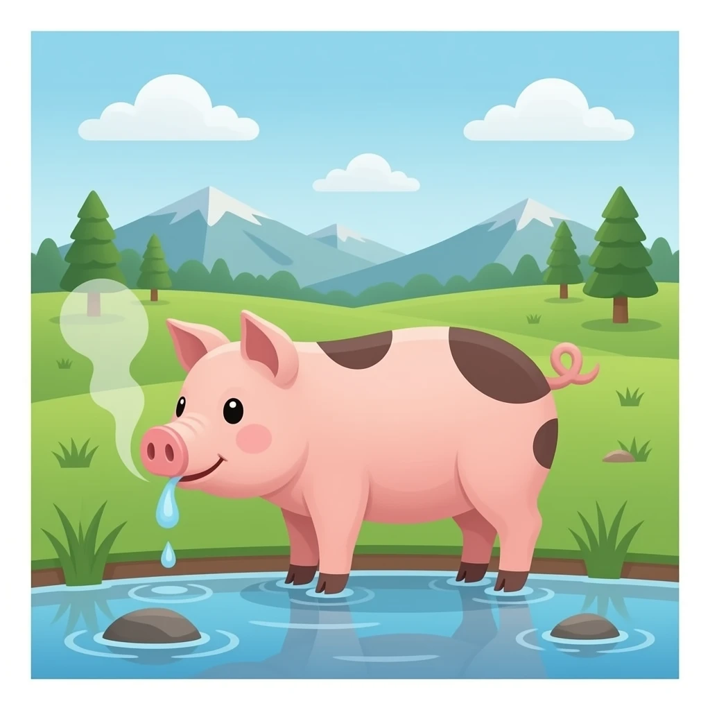 pig sty producing smell emoji