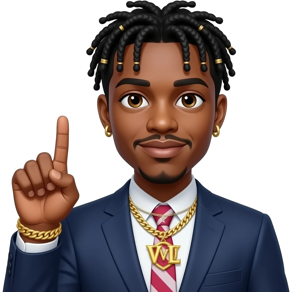 playboi carti YVL hand sign emoji