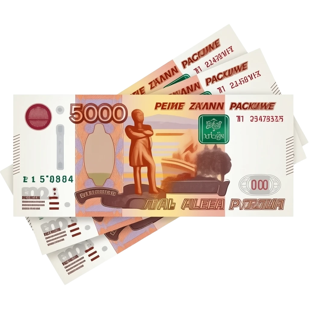 5000 рублей купюры emoji