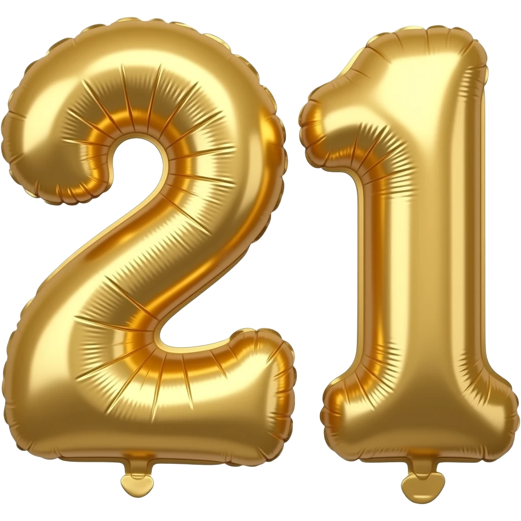 211st birthday balloon emoji