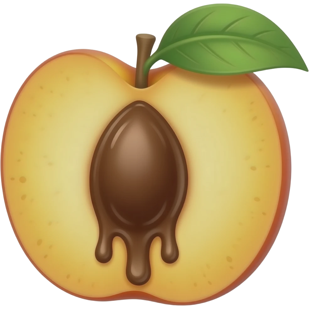 De um pêssego com nutela emoji