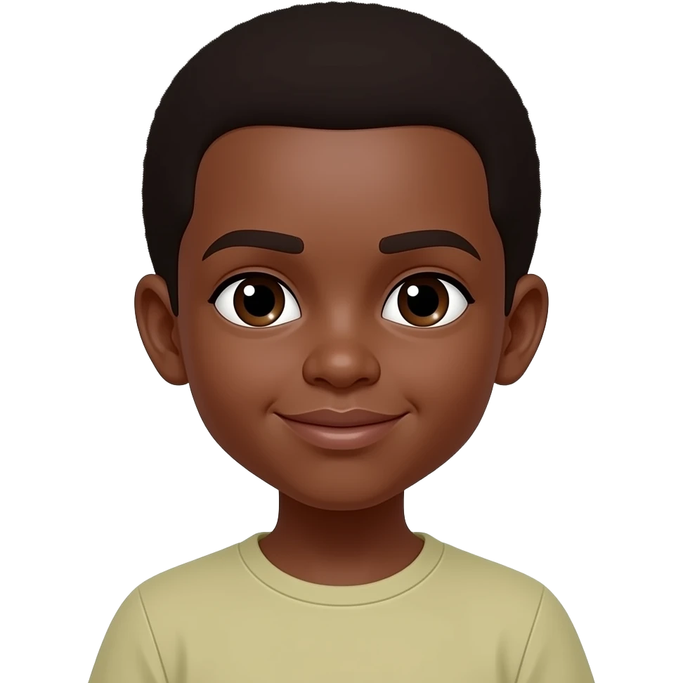 kid with brown skin emoji