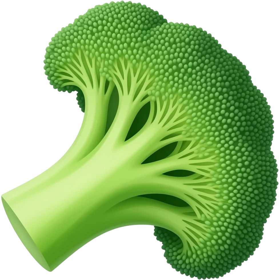 Broccoli slices emoji