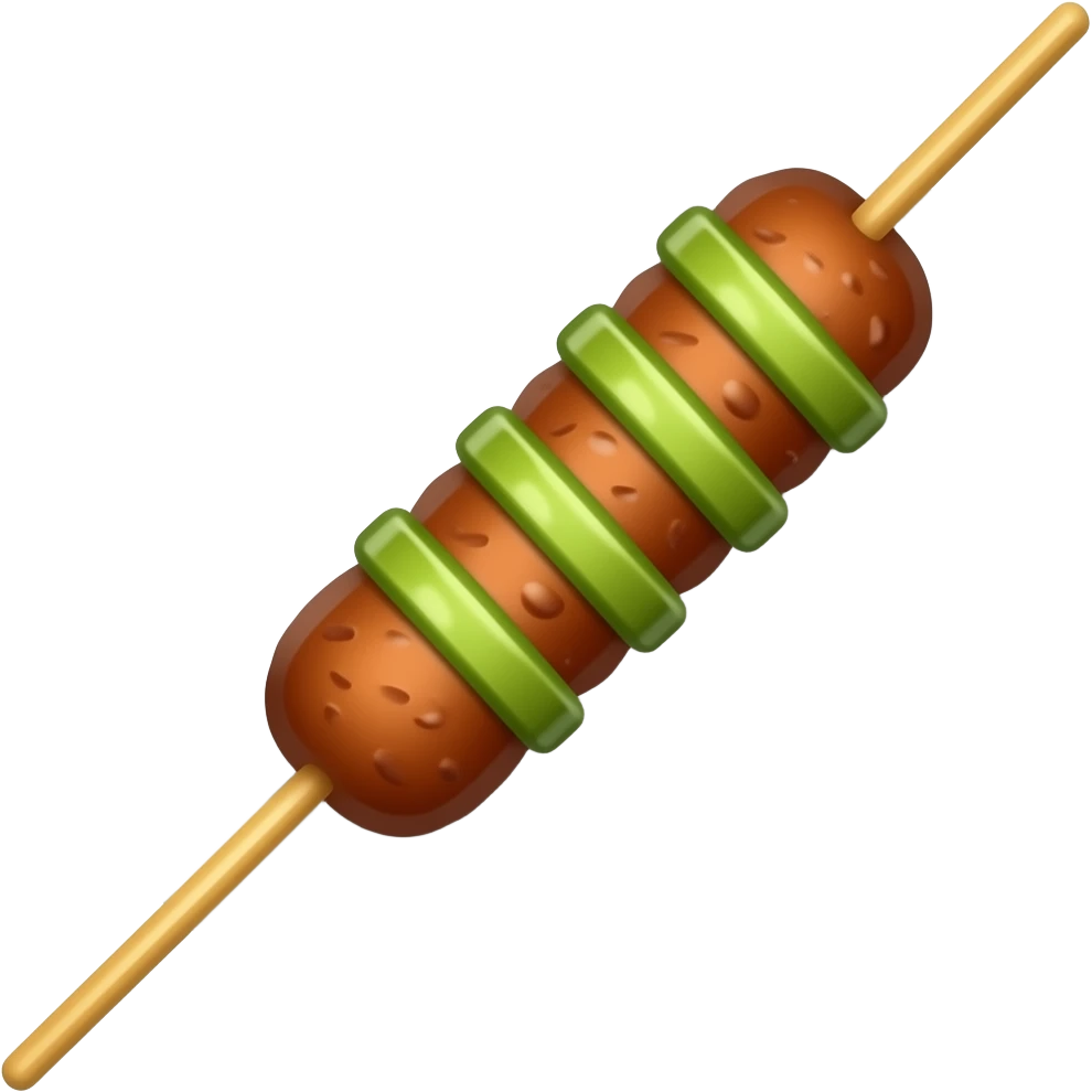 Emoji sate ayam emoji