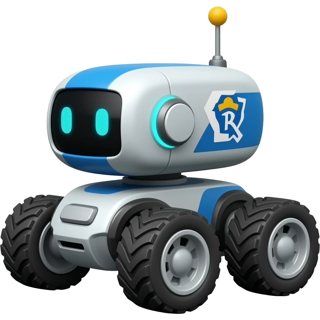 Offroad Robot delivery emoji